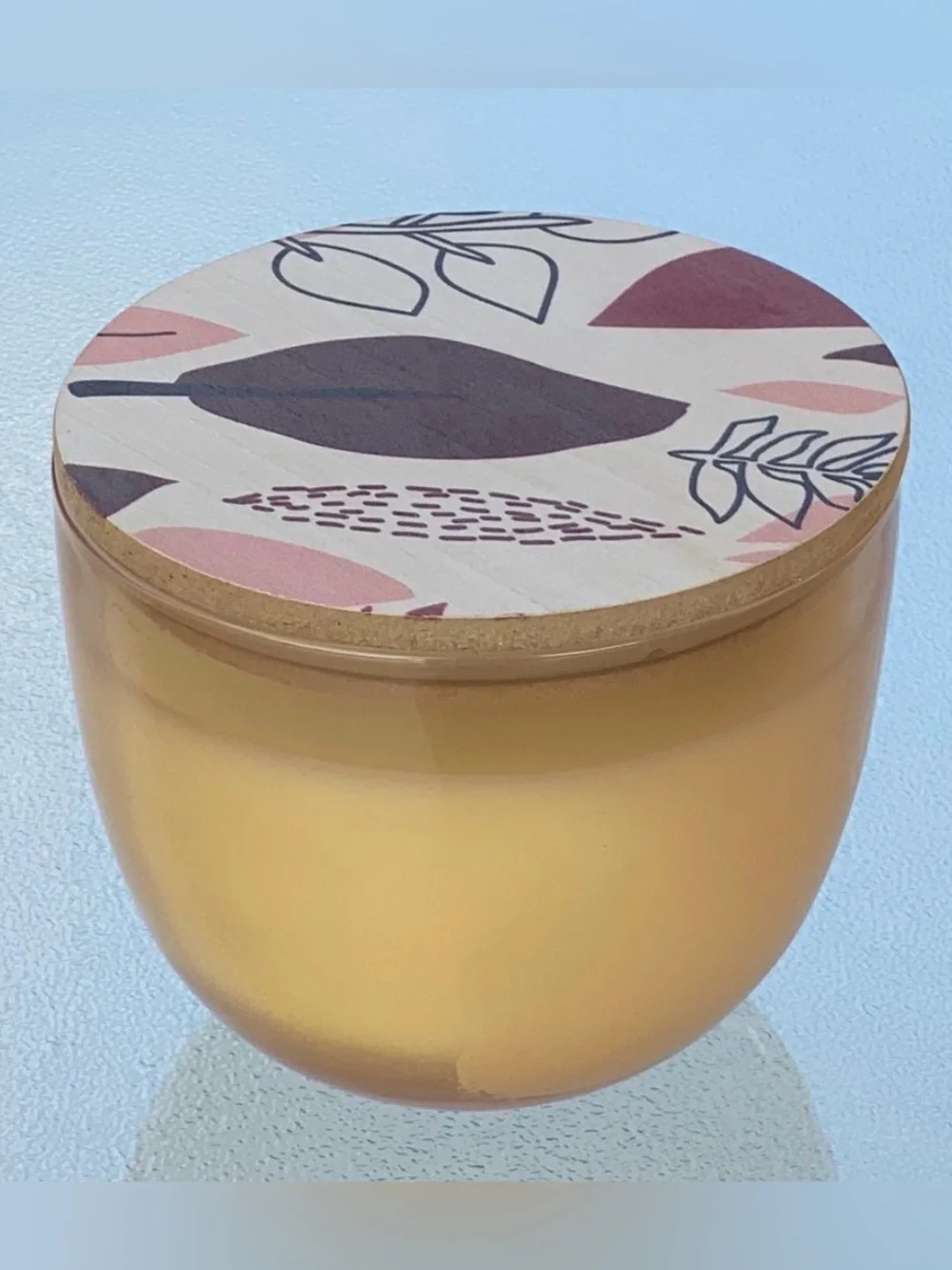 Rose & Oud Western Brook Scented Single Wick Beige Candle